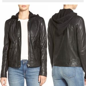 Hinge leather jacket size xs